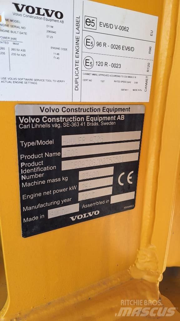 Volvo A 30 G Dúmpers articulados