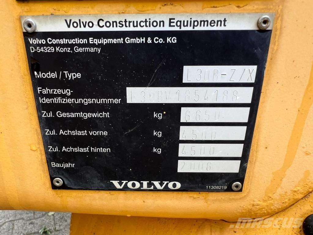 Volvo L 30 B Cargadoras sobre ruedas