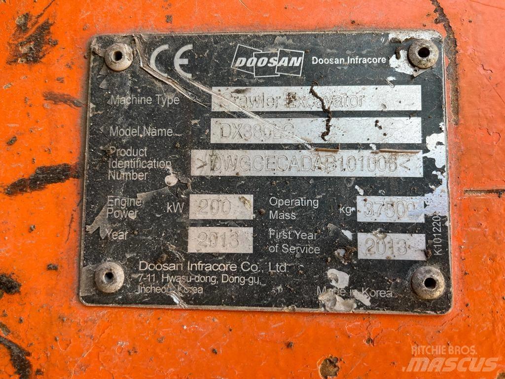 Doosan DX 380 LC Excavadoras de cadenas