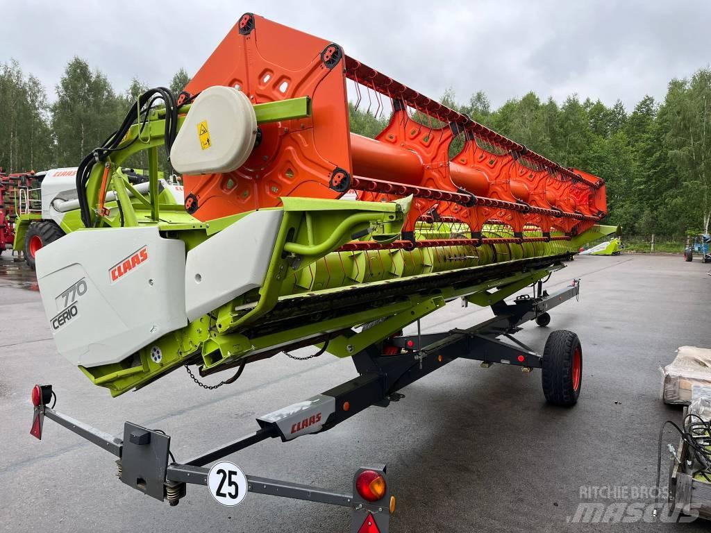 CLAAS CERIO 770 Cabezales de cosechadoras combinadas