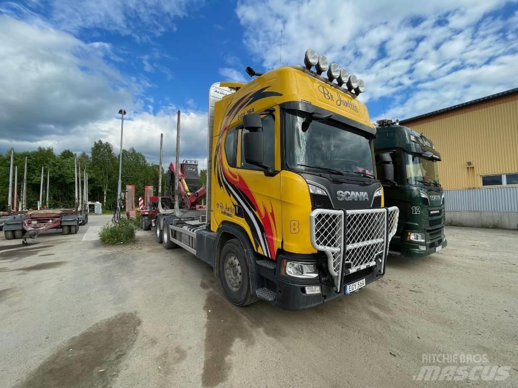Scania R650 Transporte de madera