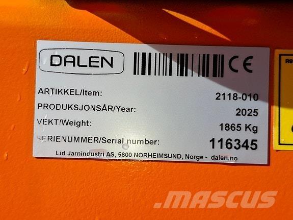 Dalen 2118 Fresadoras quitanieves