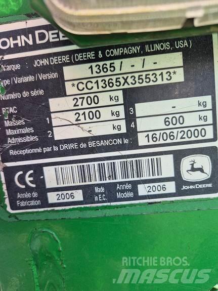 John Deere 1365 Segadoras