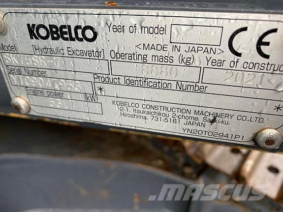 Kobelco SK75SR-7 Excavadoras de cadenas