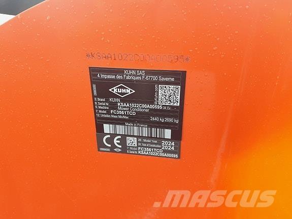 Kuhn FC3561TCD Otros equipos usados para la recolección de forraje