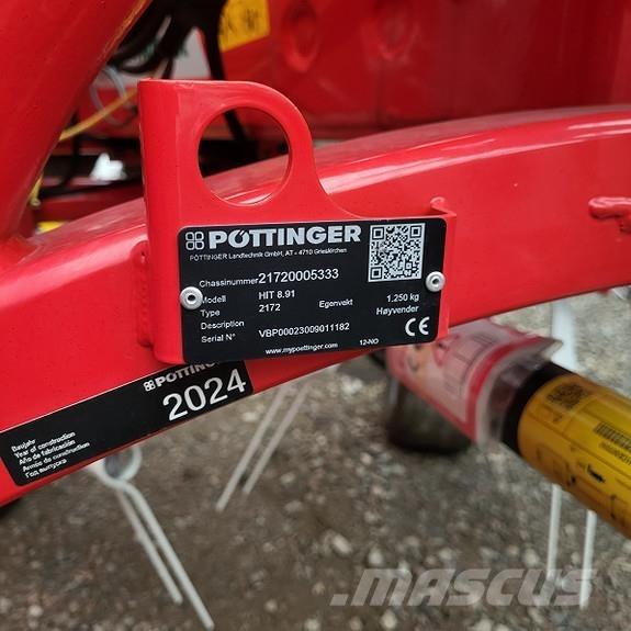 Pöttinger HIT 8.91 Segadoras hileradoras