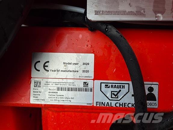 Rauch Axis 30.2 Remolques esparcidores de estiércol