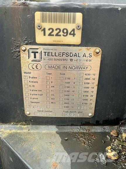 Tellefsdal D3600 Otros equipos para carreteras y quitanieves
