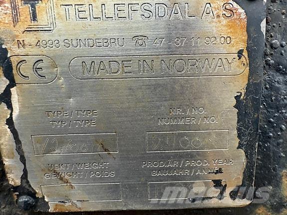 Tellefsdal V-2700 Otros equipos para carreteras y quitanieves