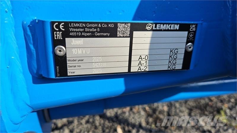 Lemken JUWEL 10M Arados reversibles suspendidos