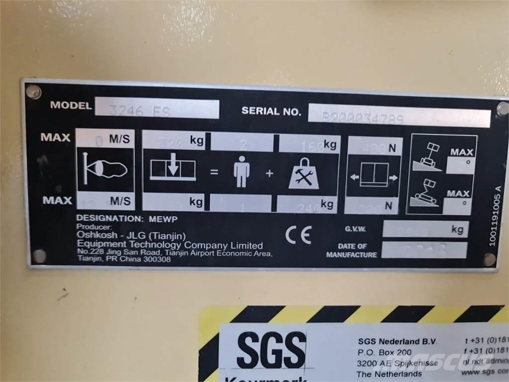 JLG 3246ES Plataformas tijera