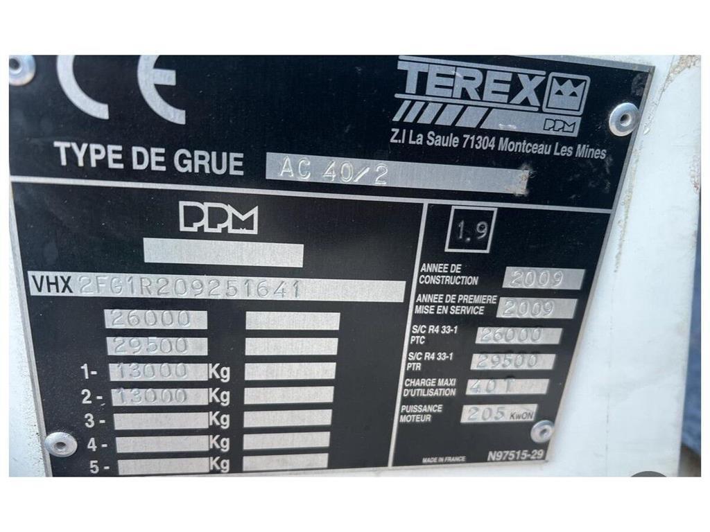 Terex AC40 Grúas todo terreno