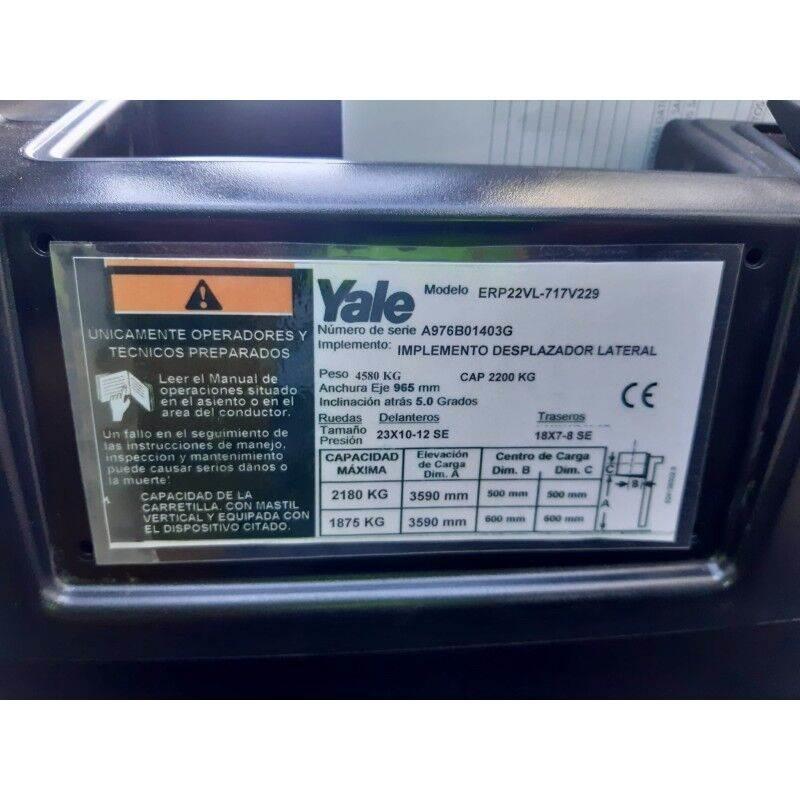 Yale LO2.5 Carretillas de horquilla eléctrica
