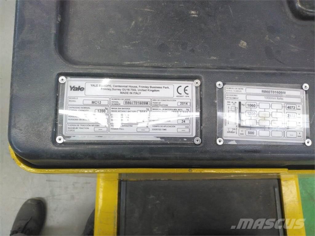 Yale MC12 Apiladores manuales