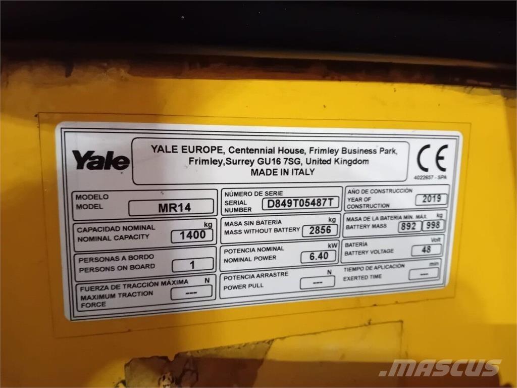 Yale MR14 Almacenaje - Otros