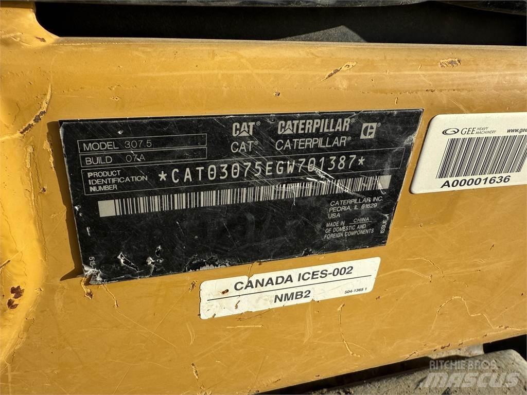 CAT 307.5 Excavadoras de cadenas