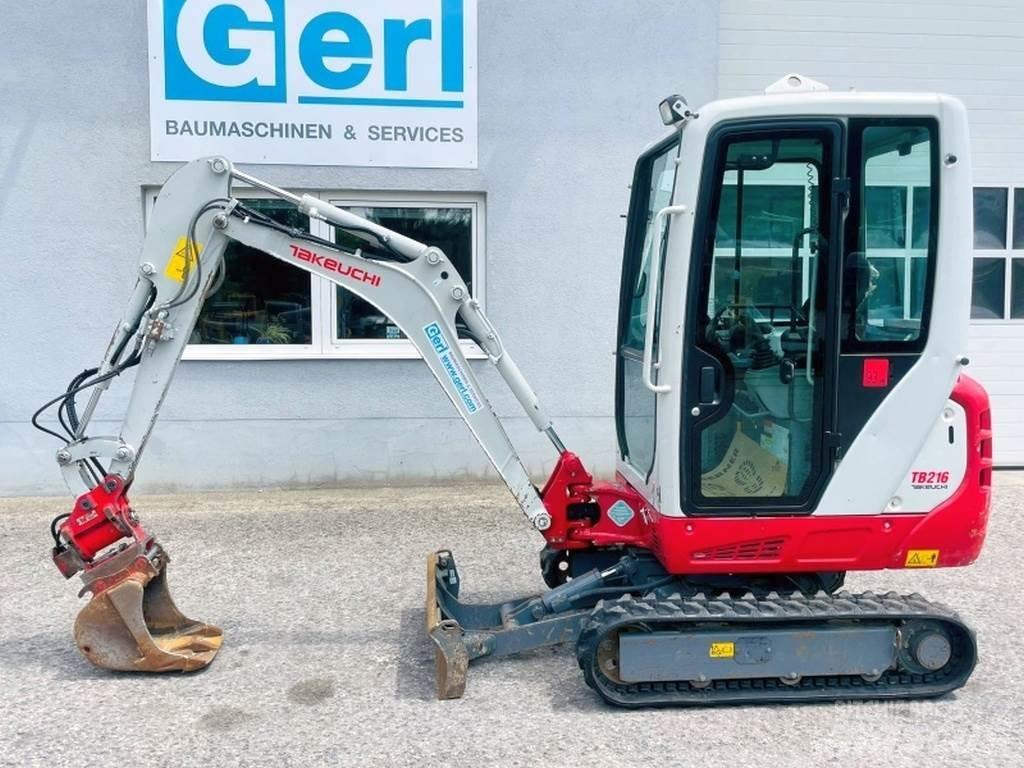 Takeuchi TB216 Mini excavadoras < 7t