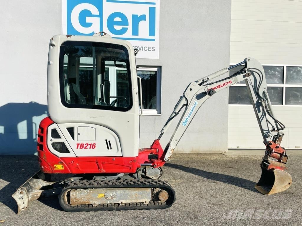 Takeuchi TB216 Mini excavadoras < 7t
