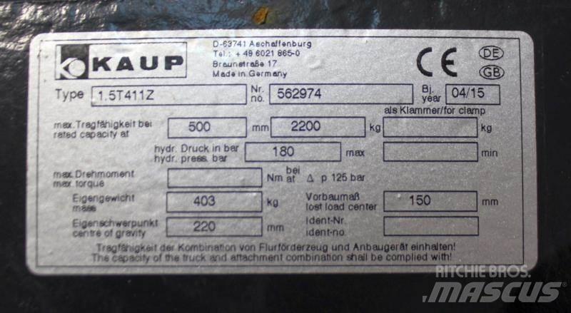 Kaup 1,5T411Z Otros componentes