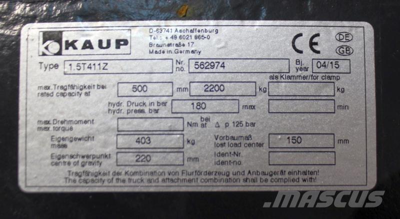 Kaup 1,5T411Z Otros componentes