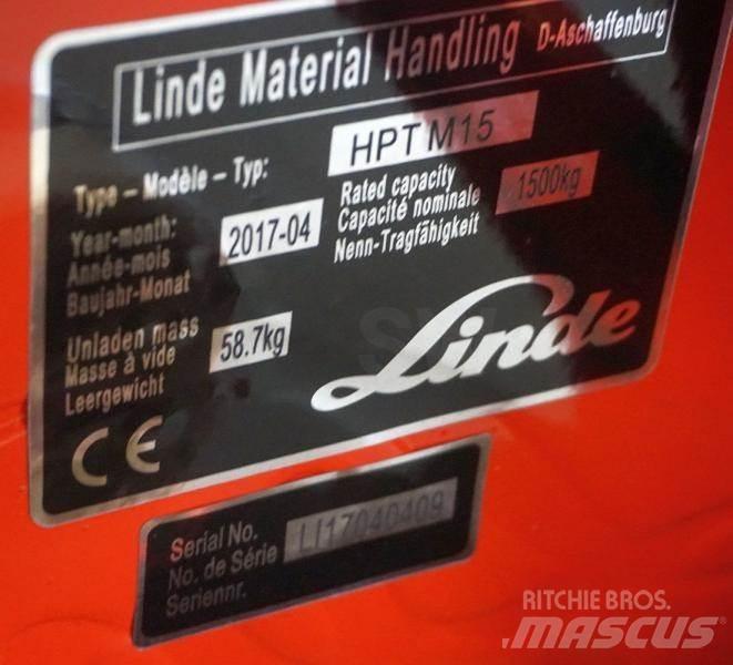 Linde HPT M 15 Transpaletas Manuales