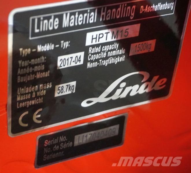 Linde HPT M 15 Transpaletas Manuales