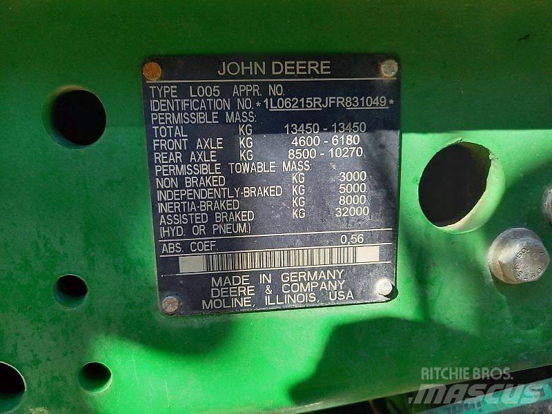 John Deere 6215R Tractores