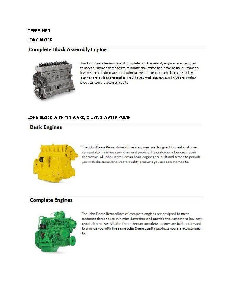 John Deere 4024T Motores