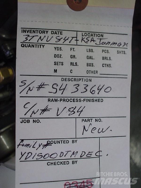 Yanmar 3TNV84T-BKSA Motores