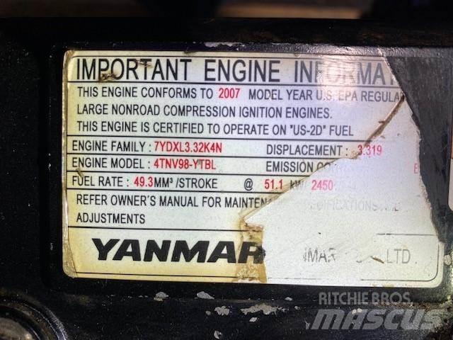 Yanmar 4TNV98-YTBL Motores
