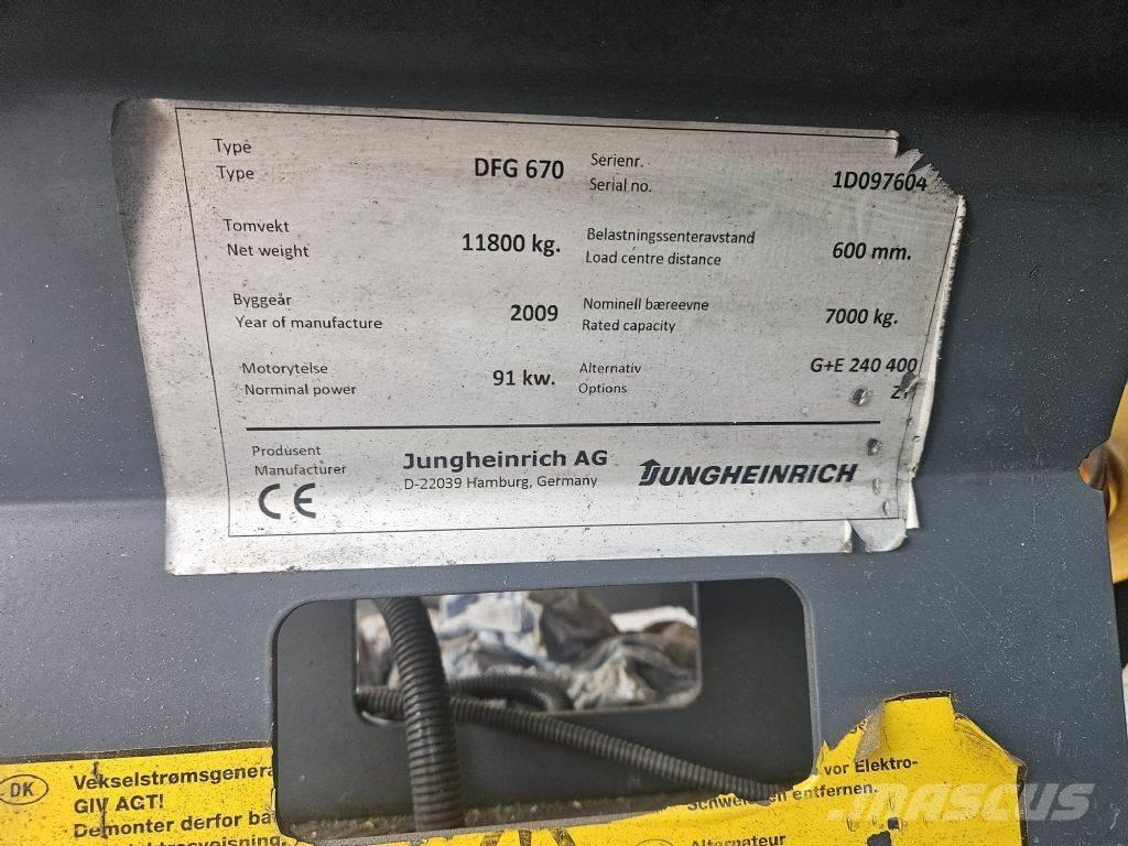 Jungheinrich DFG670 Carretillas diesel
