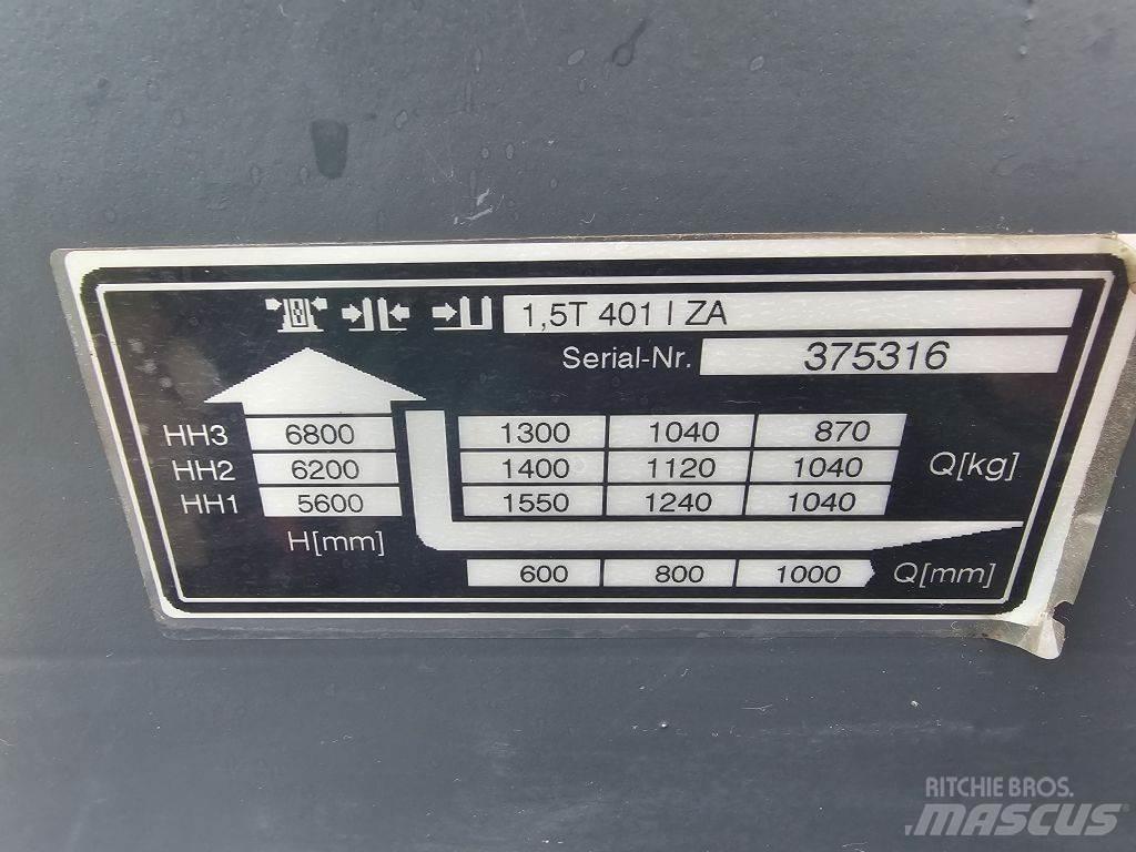 Jungheinrich ETVQ20 4 vías o cuatro caminos