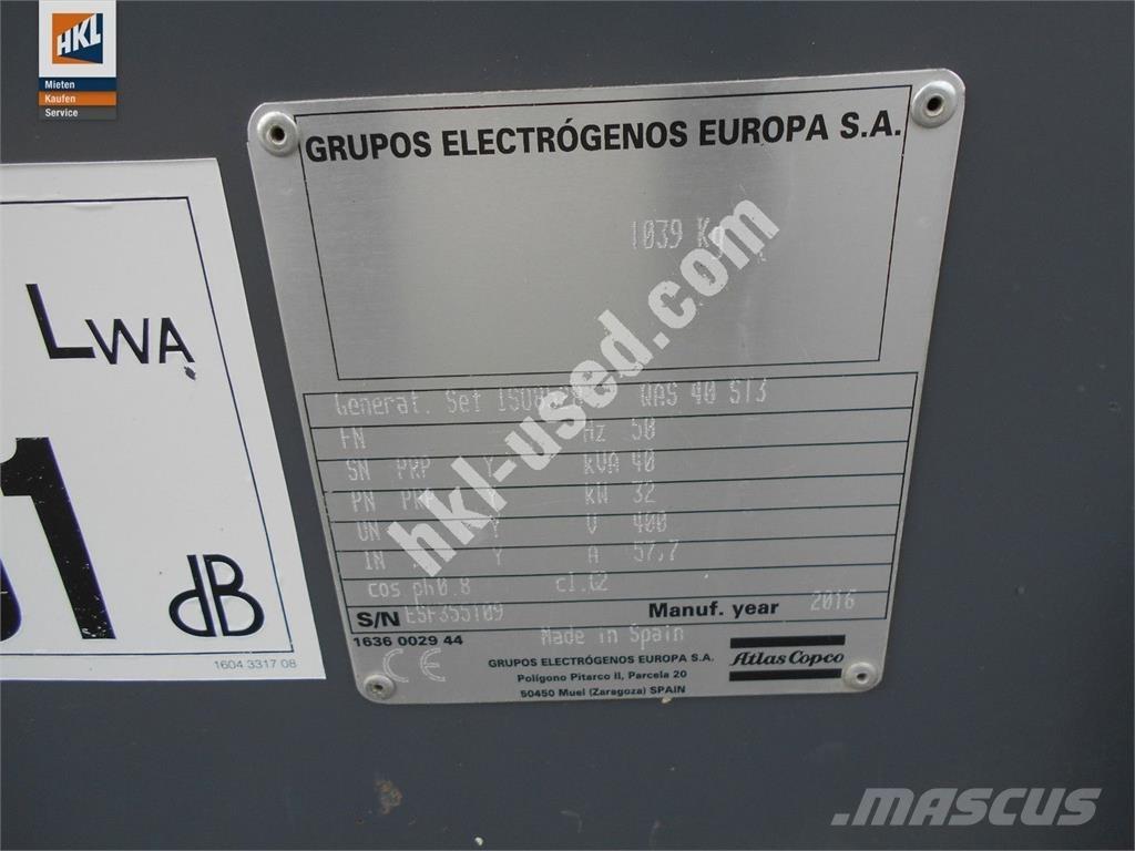 Atlas Copco QAS 40 KDS Otros generadores
