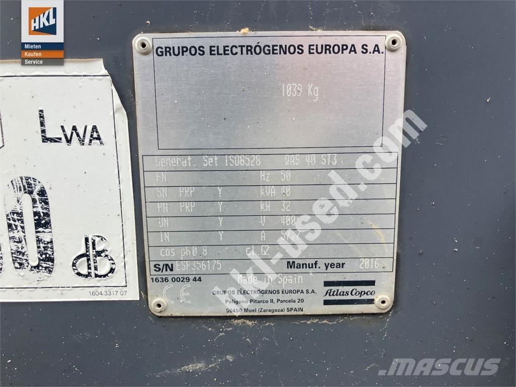 Atlas Copco QAS 40 KDS Otros generadores