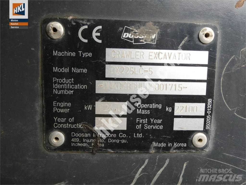 Doosan DX 225 LC-5 Excavadoras de cadenas