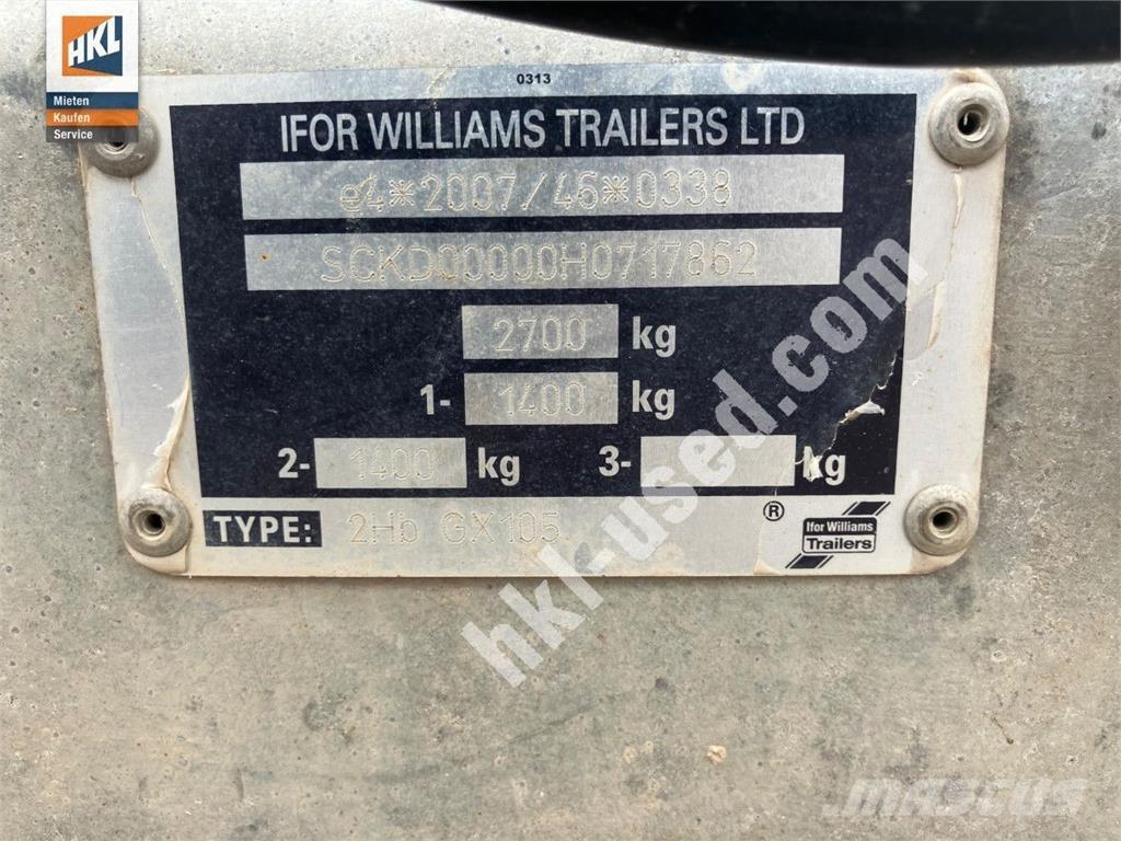 Ifor Williams GX 105 Construcción - Otros