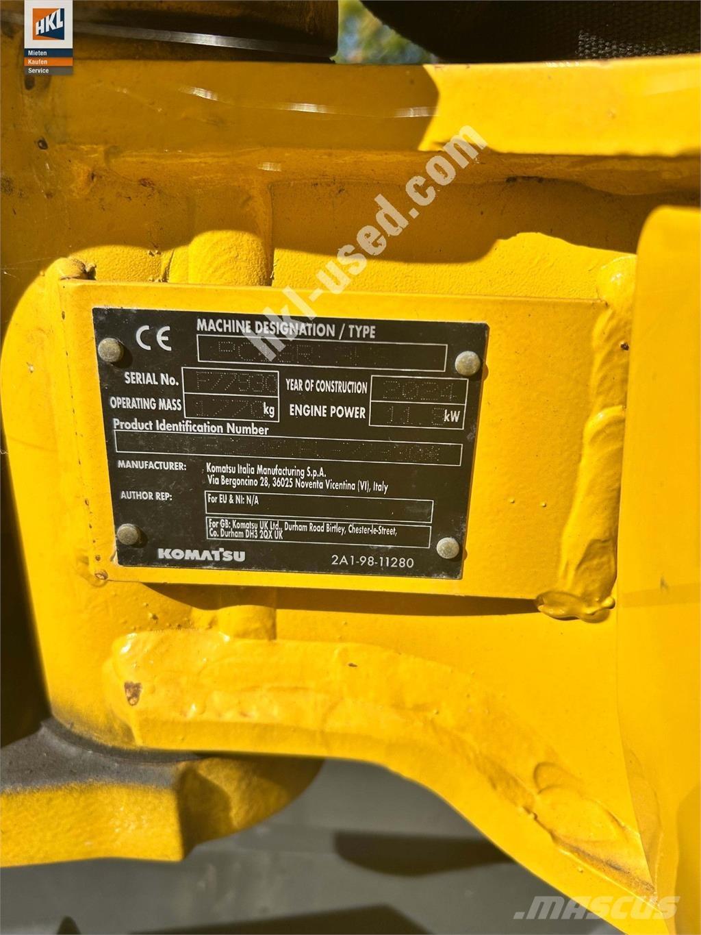 Komatsu PC 16 R-3HS Mini excavadoras < 7t