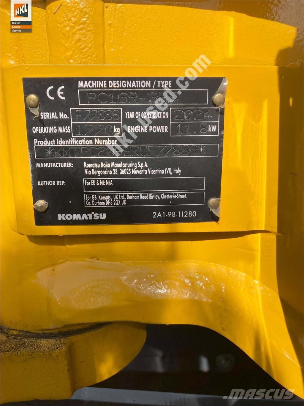 Komatsu PC 16 R-3HS Mini excavadoras < 7t