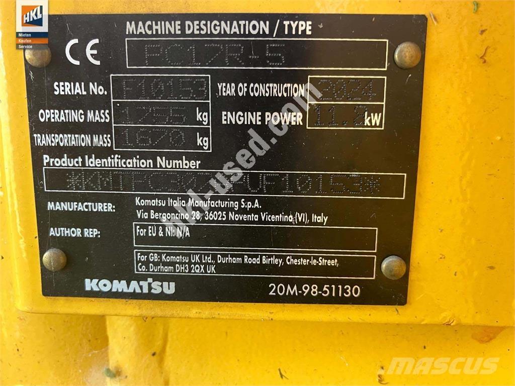 Komatsu PC 17 R-5 Mini excavadoras < 7t