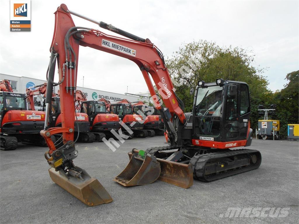 Kubota KX 080-4 Mini excavadoras < 7t