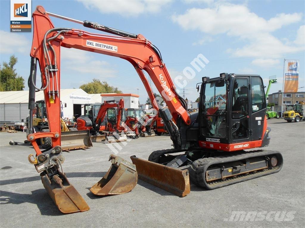 Kubota KX 080-4 Mini excavadoras < 7t