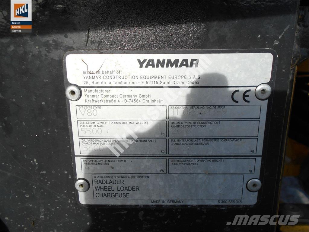 Yanmar V 80 Cargadoras sobre ruedas