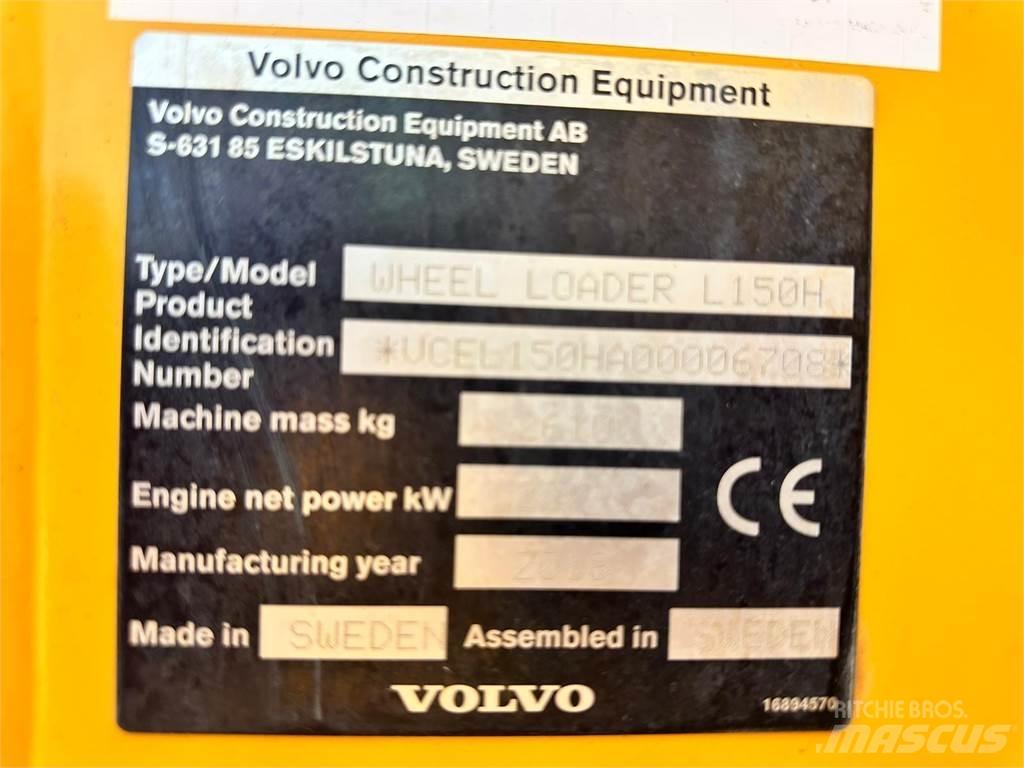  2018 Volvo L150H Cargadoras sobre ruedas