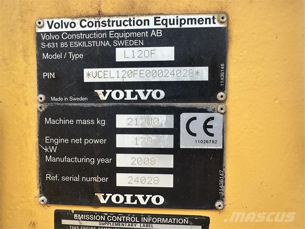 Volvo L120F Cargadoras sobre ruedas