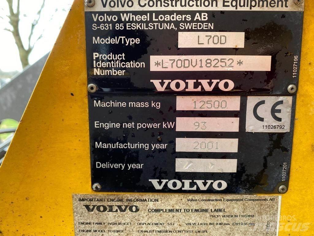 Volvo L70D Cargadoras sobre ruedas