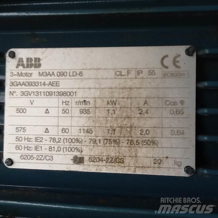  1,1 kW ABB E-Motor Motores