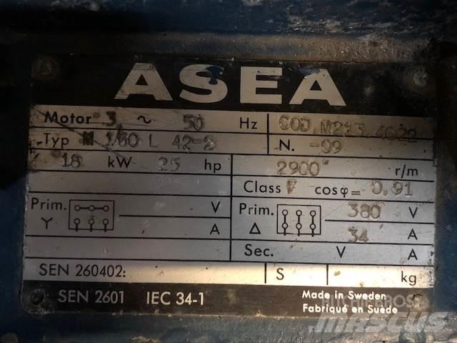  18 kW Asea E-Motor Motores