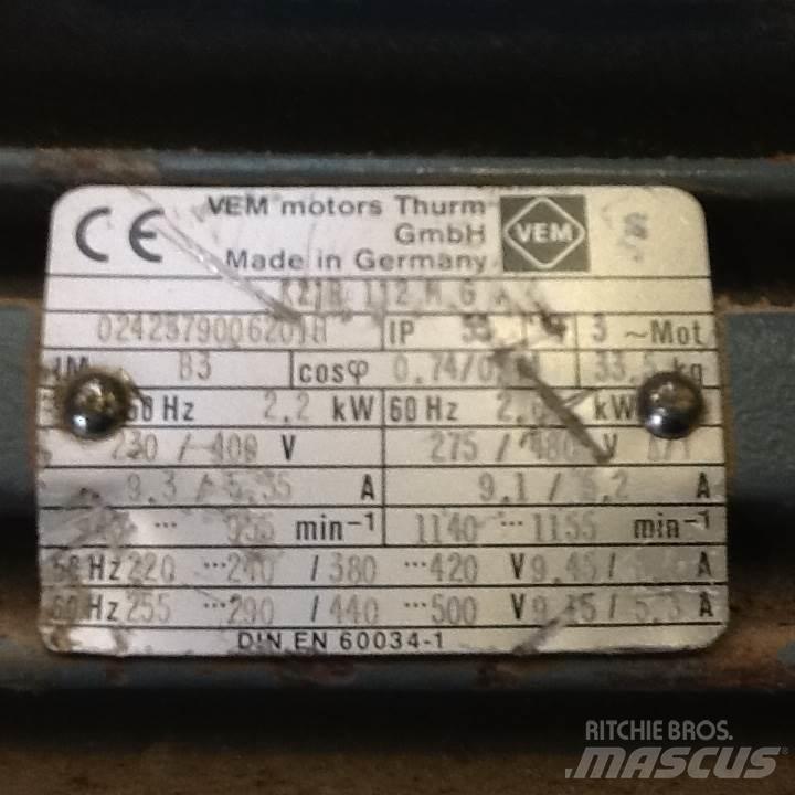  2,2 kW VEM E-Motor Motores