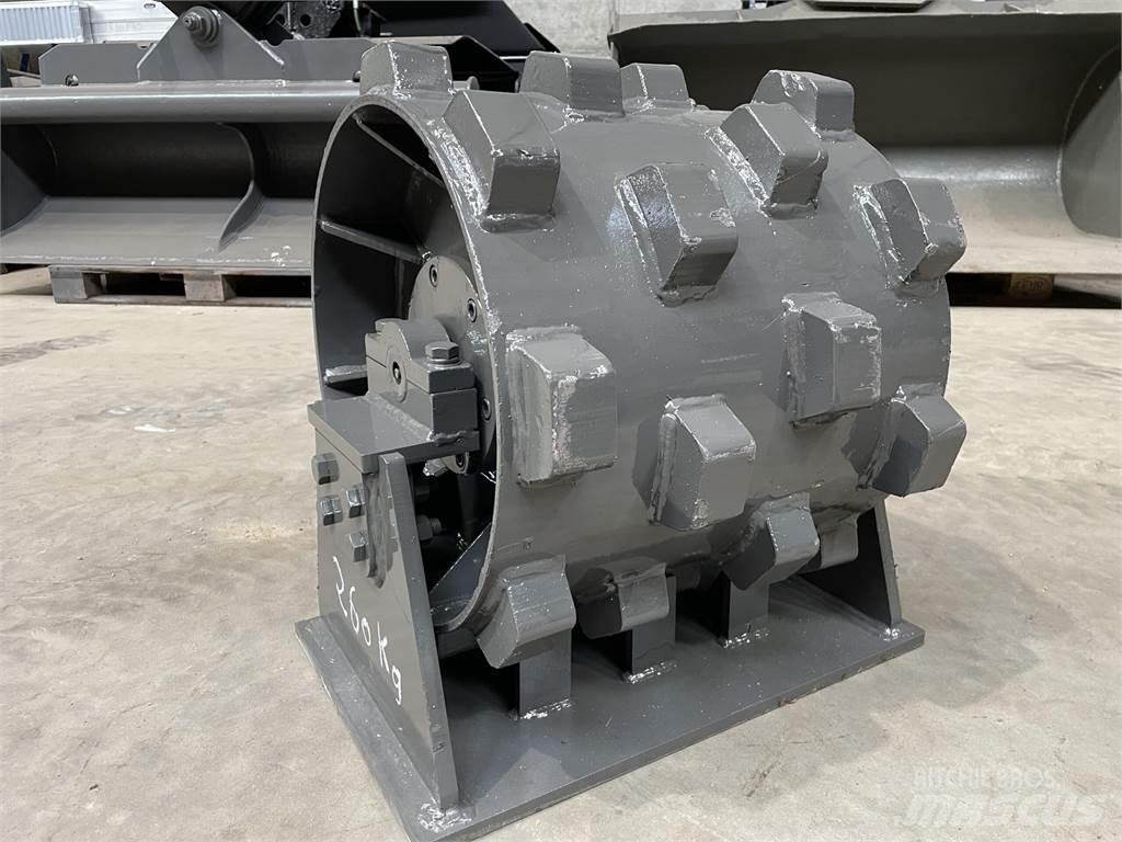  450 mm kompaktorhjul Rodillos sobre neumáticos