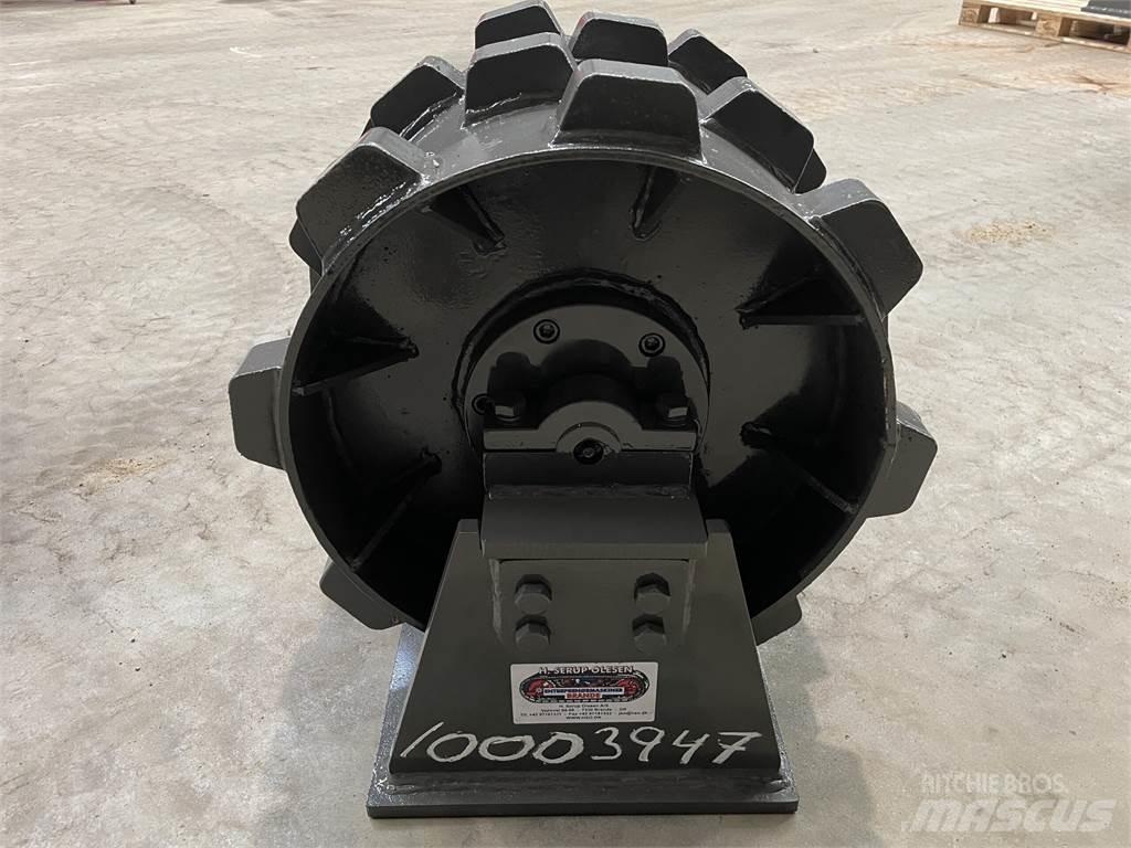  450 mm kompaktorhjul Rodillos sobre neumáticos